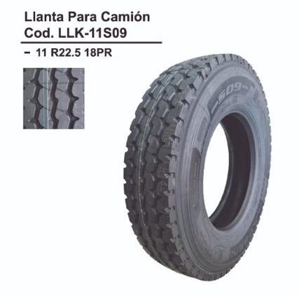 LLANTA PARA CAMION 11 R22.5 18PR DOBLE PROPOSITO