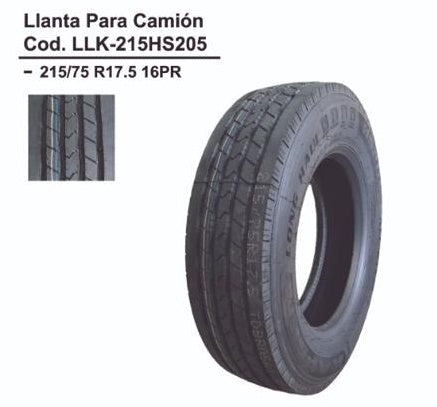 LLANTA PARA CAMION 215/75 R17.5 16PR LINEAL