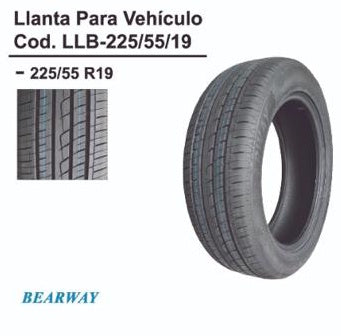 Llanta para vehiculo medida 225/55 R19