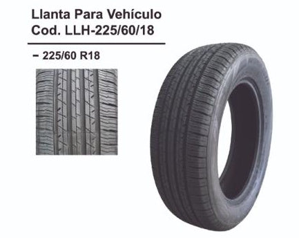 LLANTA PARA VEHICULO 225/60 R 18