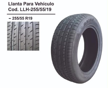 LLANTA PARA VEHICULO 255/55 R19