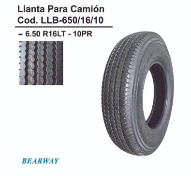 Llanta 6.50 R16 LT 10PR